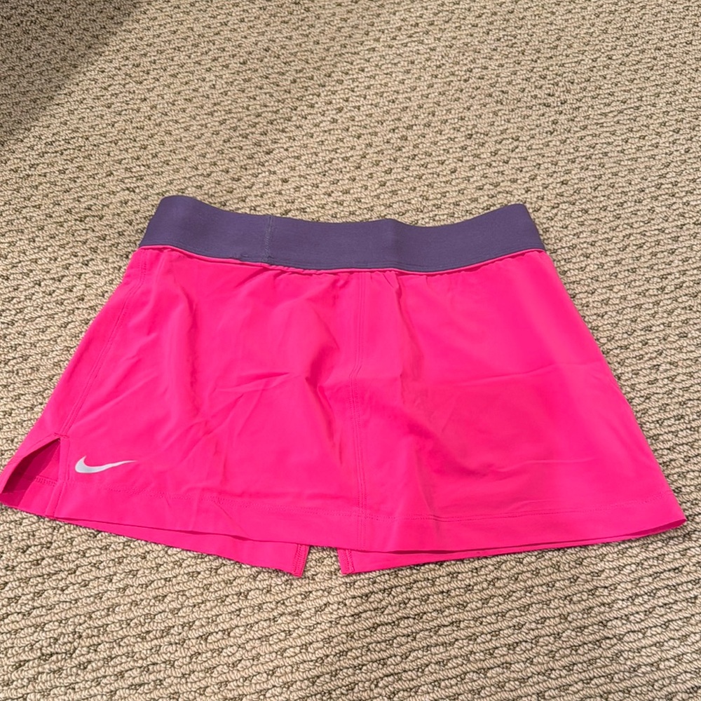 Nike Fuchsia Skirt with Charcoal Waistband